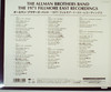 1971 FILLMORE EAST RECORDINGS (BOX) (JAP)
