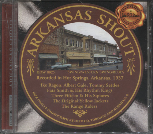 RECORDED IN HOT SPRINGS, ARKANSAS, 1937