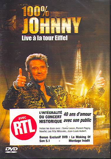 100% JOHNNY-LIVE A LA TOUR EIFFEL (DVD)