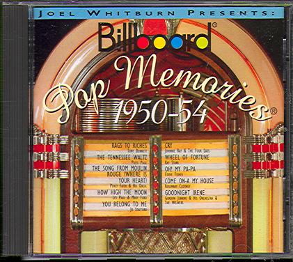 BILLBOARD MEMORIES '50-54