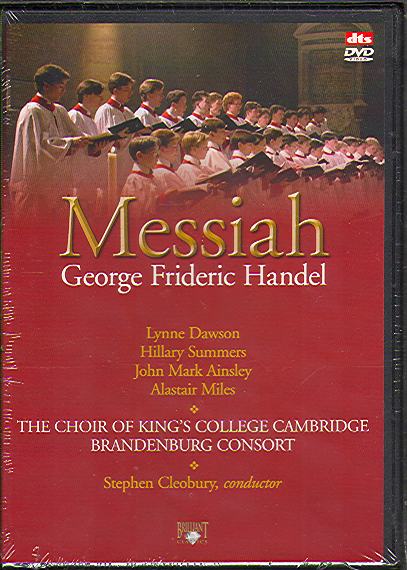 MESSIAH (DAWSON/ SUMMERS/ AINSLEY/ MILES/ CHOIR OF KING'S COLLEGE/ CLEOBURY) (DVD)