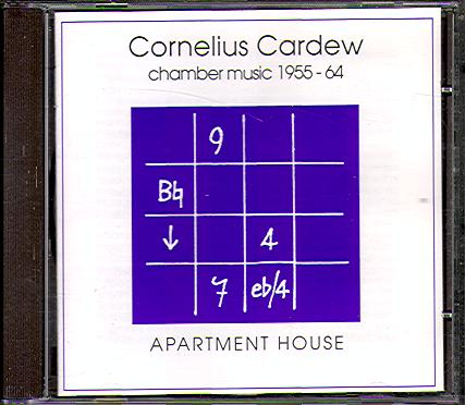 CORNELIUS CARDEW CHAMBER MUSIC 1955-64