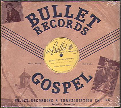 BULLET RECORDS GOSPEL