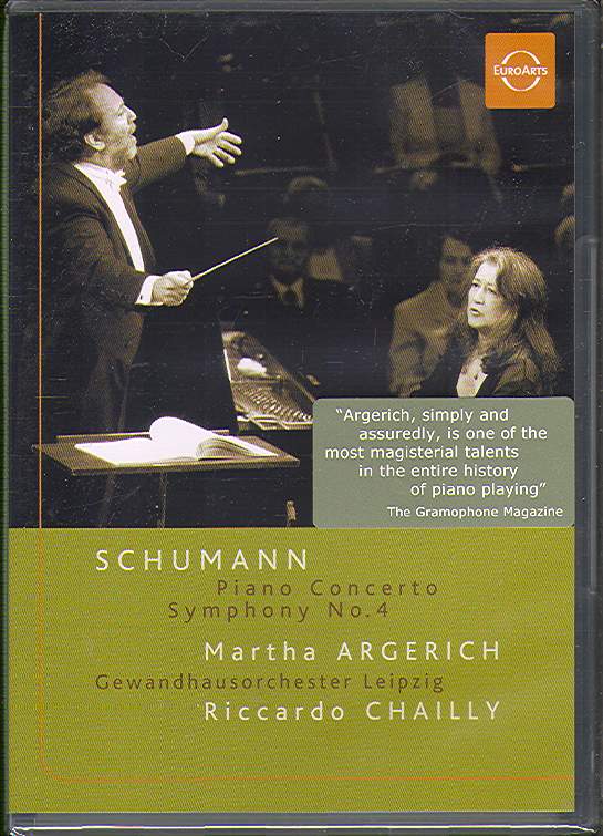 PIANO CONCERTO/ SYMPHONY NO.4 (ARGERICH/ CHAILLY)