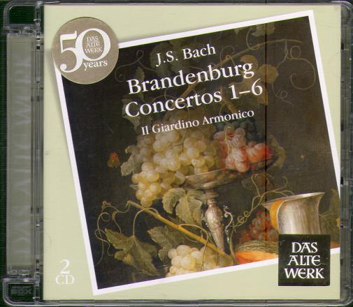 BRANDENBURG CONCERTOS Nos. 1 - 6 (IL GIARDINO ARMONICO)