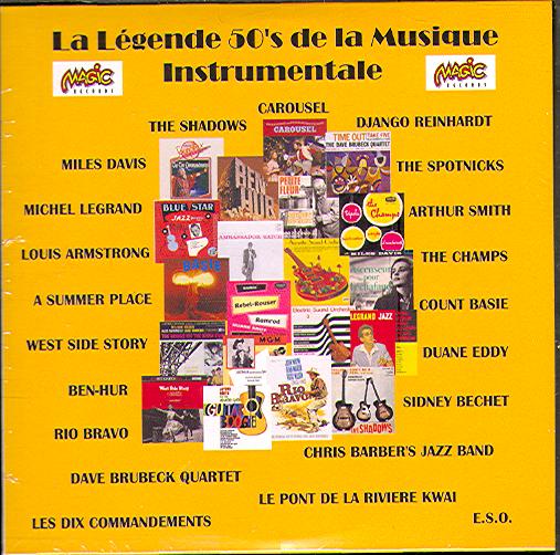 LA LEGENDE 50'S DE LA MUSIQUE INSTRUMENTALE