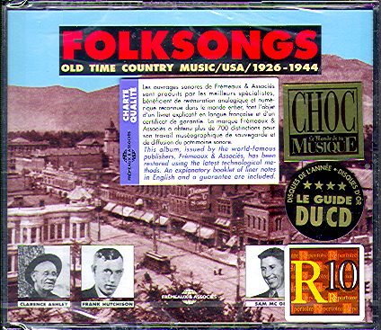 FOLKSONGS: OLD TIME COUNTRY MUSIC USA 1926-1944