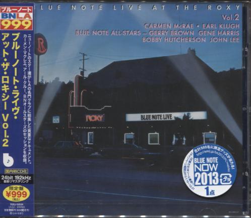 BLUE NOTE LIVE AT THE ROXY VOL.2 (JAP)
