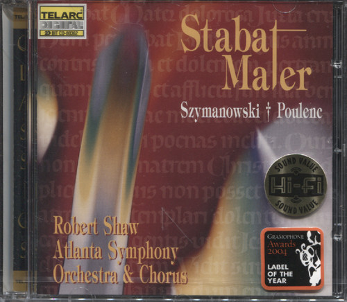 SZYMANOWSKI/ POULENC: STABAT MATER