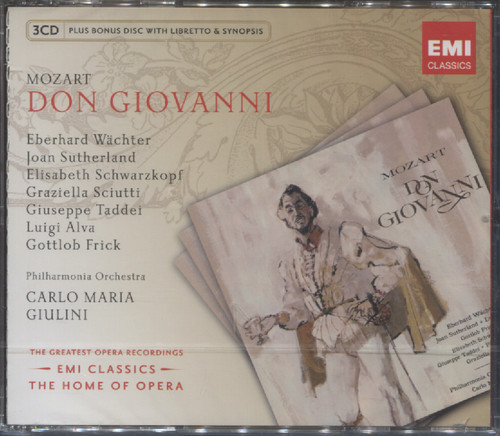 DON GIOVANNI (WACHTER/ SUTHERLAND/ SCHWARZKOPF/ TADDEI/ ALVA/ CAPPUCCILLI/ GIULINI)