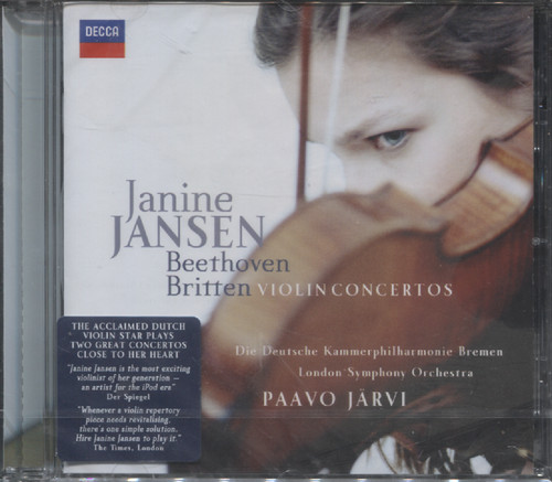 BEETHOVEN/ BRITTEN: VIOLIN CONCERTOS (JARVI)