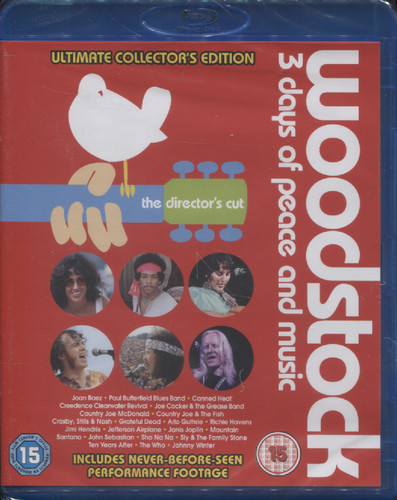 WOODSTOCK: 3 DAYS OF PEACE AND MUSIC (BLU-RAY)