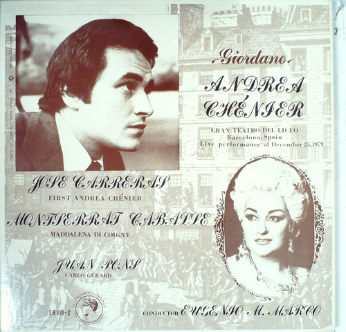 ANDREA CHENIER (CARRERAS/ CABALLE/ MARCO)