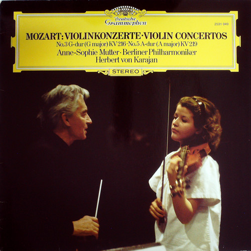 MOZART - VIOLIN CONCERTOS 3&5 (KARAJAN)