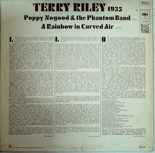 POPPY NOGOOD & THE PHANTOM BAND/ A RAINBOW IN CURVED AIR