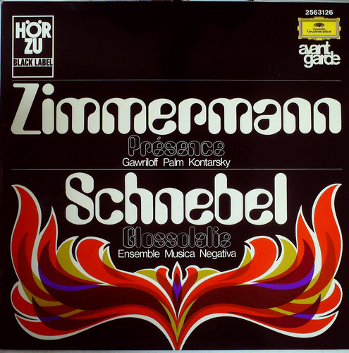 PRESENCE/ GLOSSOLALIE