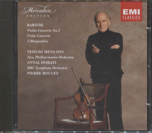 BARTOK - VIOLA & VIOLIN CONCERTOS No 1, 2 RHAPSODIES (DORATI/ BOULEZ)