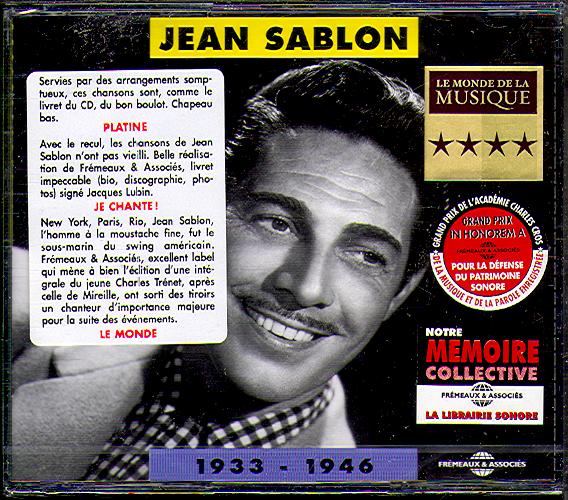 JEAN SABLON 1933-46